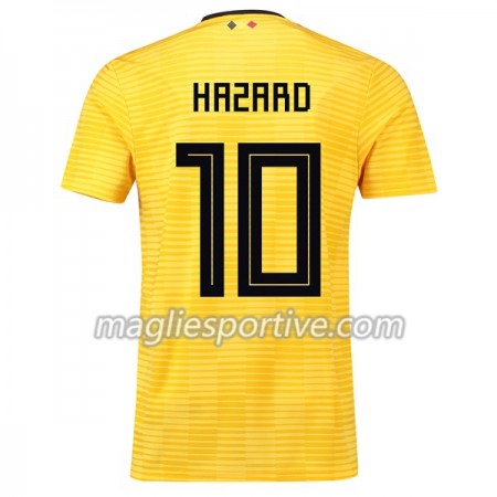 Completo Calcio Belgio Hazard 10 Divisa Trasferta Mondiali 2018